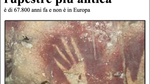 Scoperta la pittura rupestre più antica: è di 67.800 anni fa e non è in Europa
