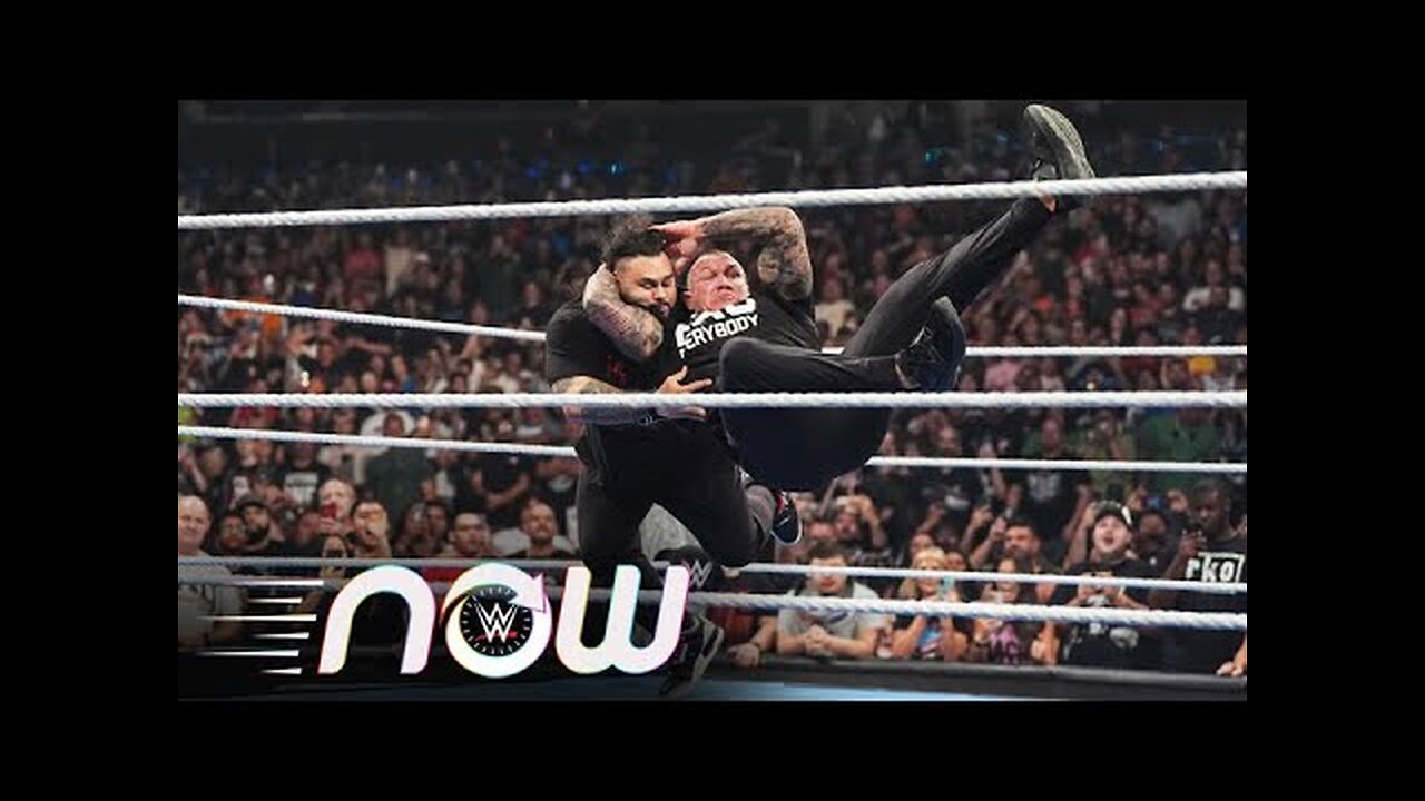 Small Randy Randy Orton returns to back up Cody Rhodes WWE Now, Oct. 3, 2025
