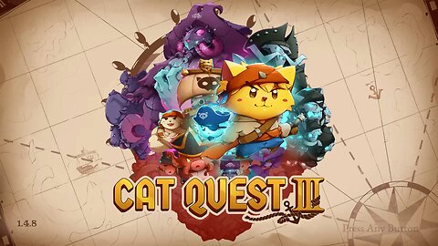 Cat Quest III Title Screen
