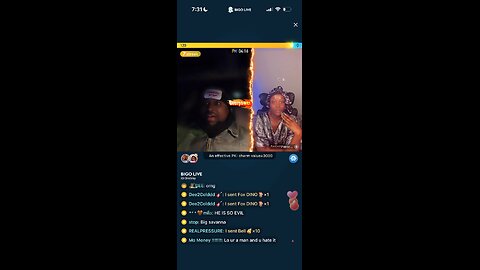 LASTNIGHT MADAM LO AND DREBABY READ EACH OTHER BIGO LIVE TEA