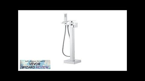 VEVOR Freestanding Bathtub Faucet Floor Mount Freestanding Tub Filler Shower Mixer Taps Review