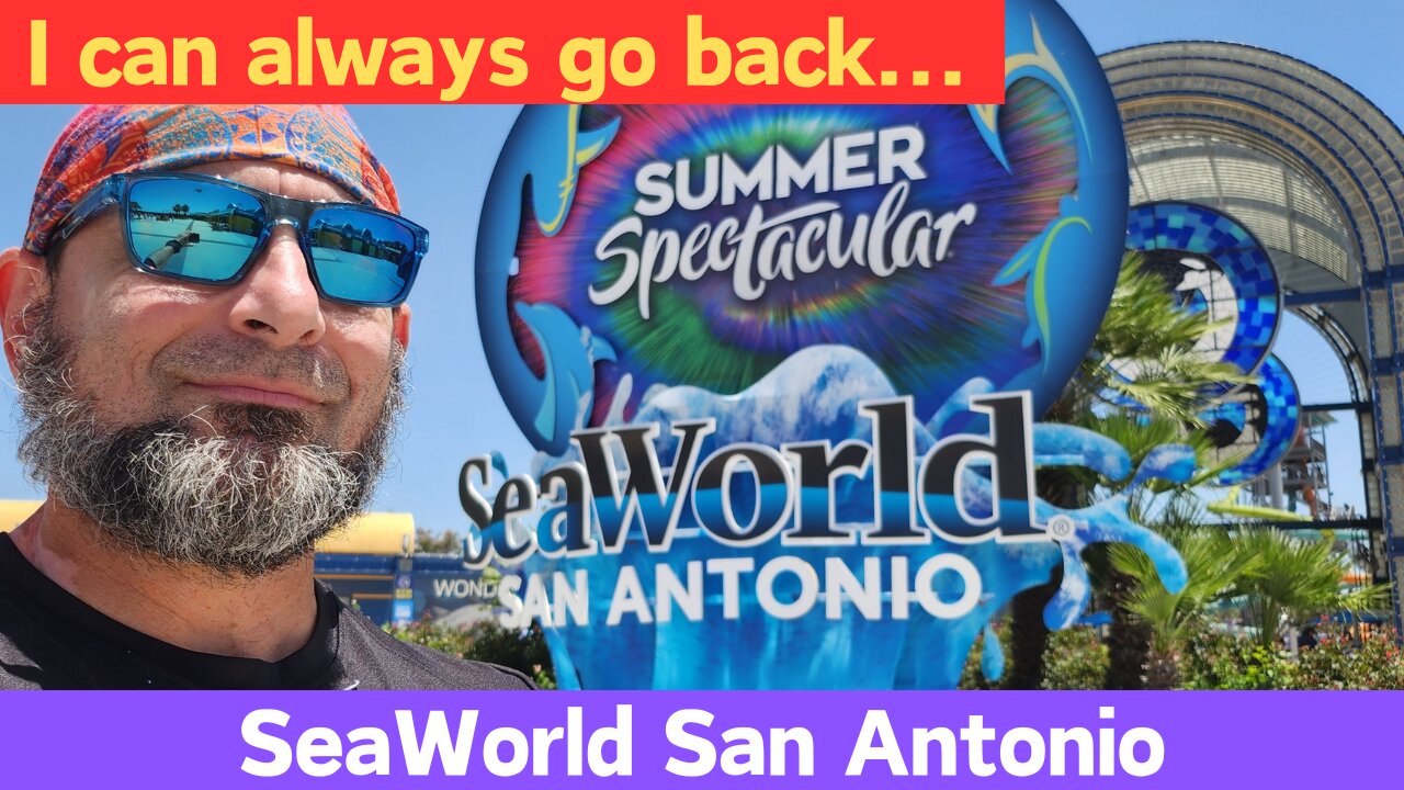 This is all at SeaWorld San Antonio? Everything literally between meals.