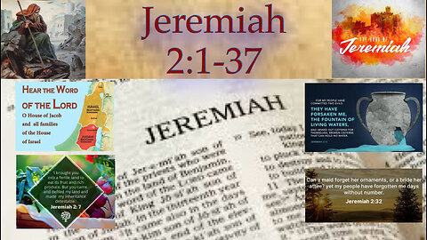 Jeremiah 2:1-37