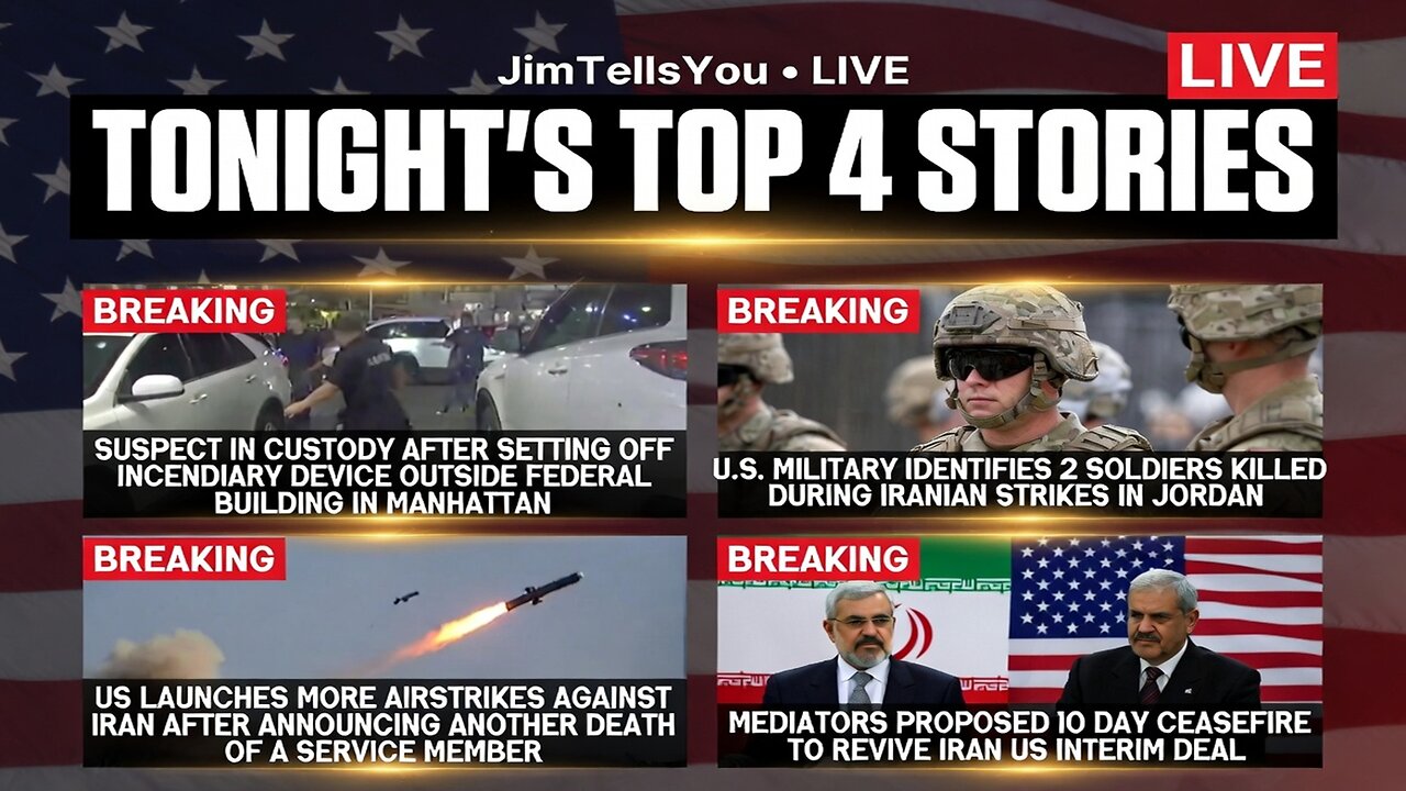 🚨 Manhattan Federal Building Attack, 2 US Soldiers Killed & More Iran Strikes! 🚨