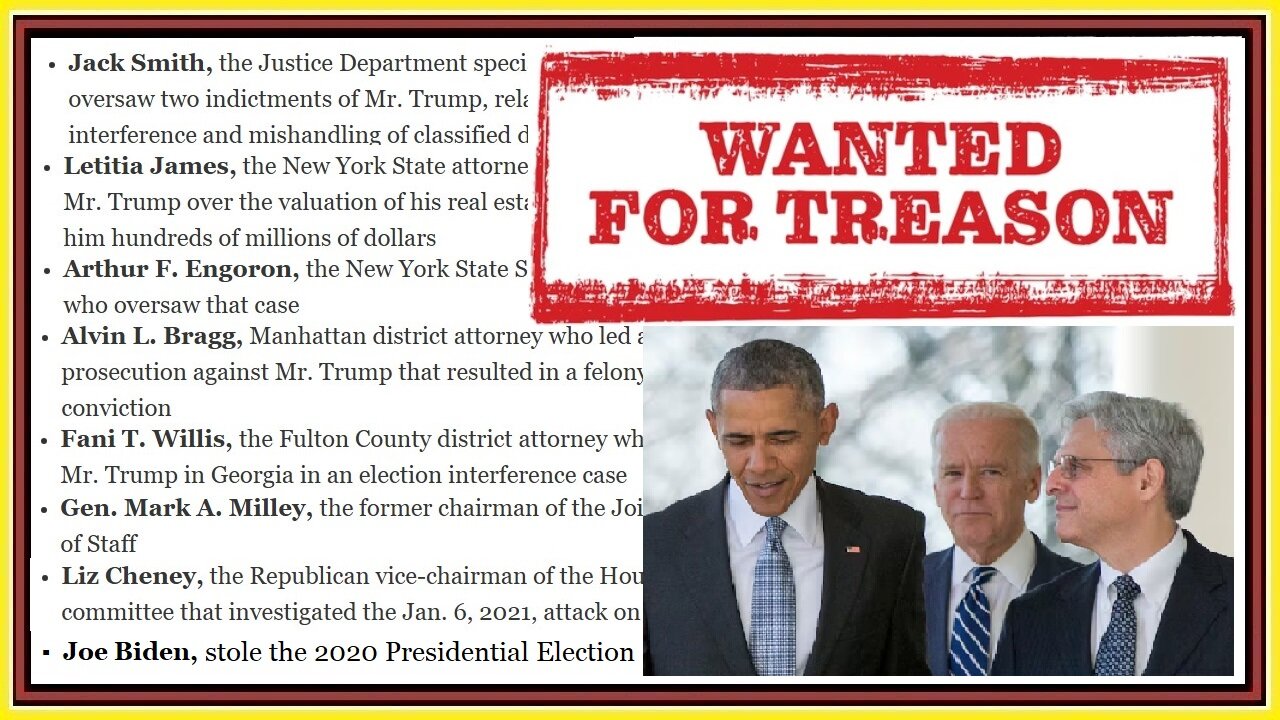 WANTED FOR TREASON