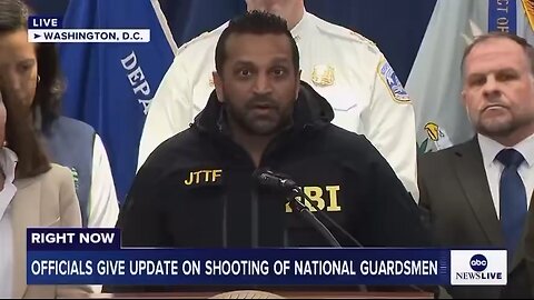 FBI CONFIRMS: National Guard Attack is TERRORISM – Kash Patel’s Update on Thanksgiving Bloodshed