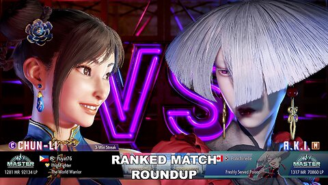Kuya Kalbo SF6 Ranked Roundup. Chun Li Master Rank [Hori Fight Stick]
