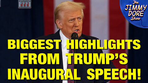 Jimmy BREAKS DOWN Trump’s Inaugural Speech!