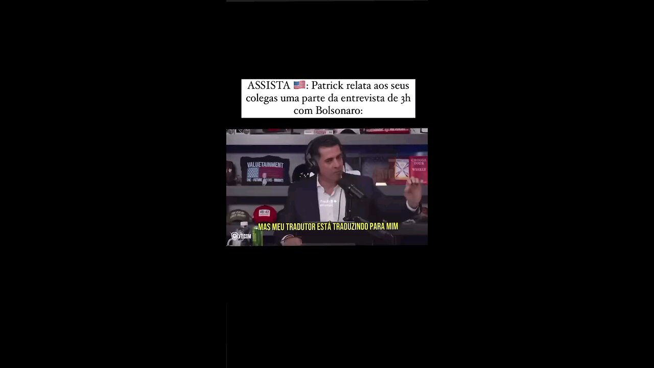 Emocionante Patrick Bet-David Falando da Entrevista Com o Presidente Jair Messias Bolsonaro.π§π·πΊπ²