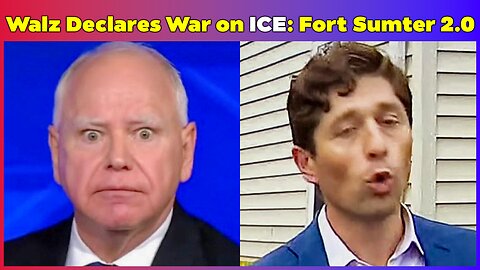 Walz's Civil War Fantasy: Minnesota Gov Threatens Armed Showdown With ICE – Fort Sumter 2.0!