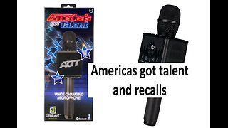 Americas got talent and burns kids toys