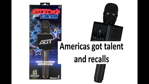 Americas got talent and burns kids toys