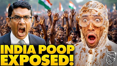 YouTuber Exposes India’s ‘Poop Throwing Festival’ as Indians Go BALLISTIC | Dinesh Goes ‘Mask OFF’ 💩