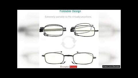 sevenplus 2 Pack Reading Glasses Blue Light Blocking Anti UV Glare Foldable Review