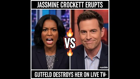 Jasmine Crockett ERUPTS After Greg Gutfeld DESTROYS Her On LIVE TV