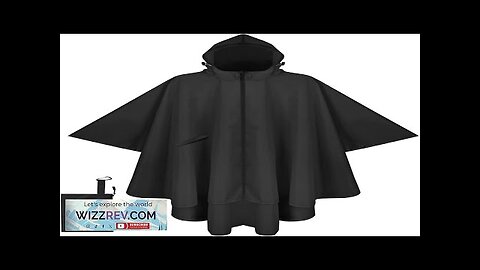 PTEROMY Hooded Rain Poncho for Adult with Pocket and Zipper Waterproof Lightweight Review