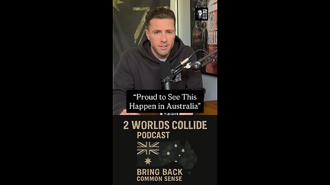 “Proud to See This Happen in Australia”