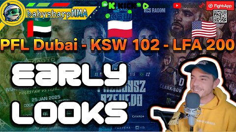 PFL + KSW + LFA | Early Looks