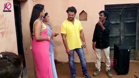 Bhojpuri Superstar Khesarilal Yadav Ke New Movie Diwanapan Ki Shooting - Live