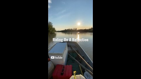 Riding On A Reflection In Alaska