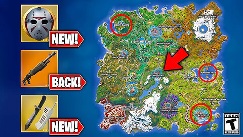 Checking out new Fortnitemares locations