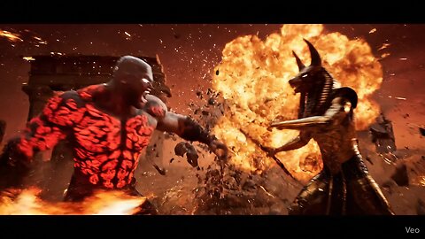 Kratos vs Anubis – The Gods’ Final War ⚡🔥”