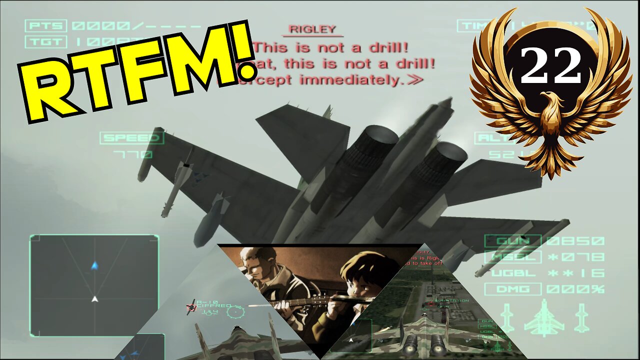 Ace Combat 4: Shattered Skies E22 [The U Turn] Rigley’s Gum, its minty!