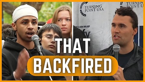 Muslim College Student DUMBFOUNDED as Charlie Kirk Lists The Facts About Hamas