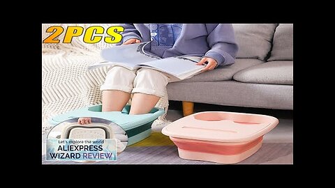 Foldable Footbath Massage Bucket Soaking Bucket Folding Basin Spa Foot Bath Bucket Review