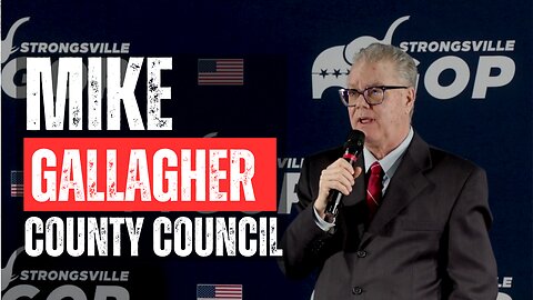 Decision 2026 | Mike Gallagher for Cuyahoga County Council | January 12