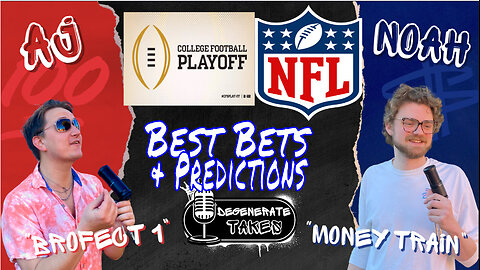 College Football Playoff & NFL Wild Card Weekend: Best Bets & Picks