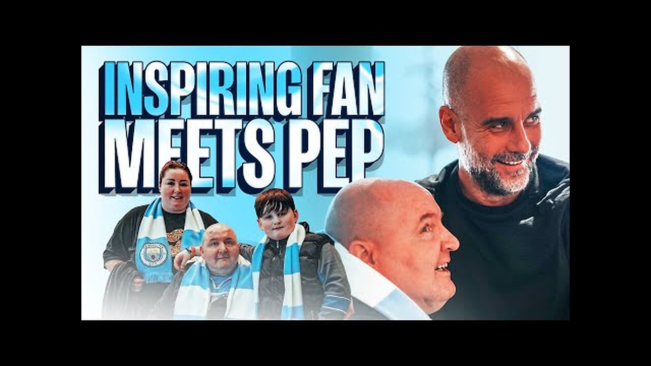 Pep Guardiola surprises lifelong supporter 🩵