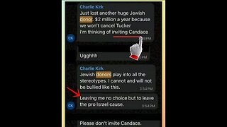 My video reply to Charlie Kirk stood with Israel to the very end.