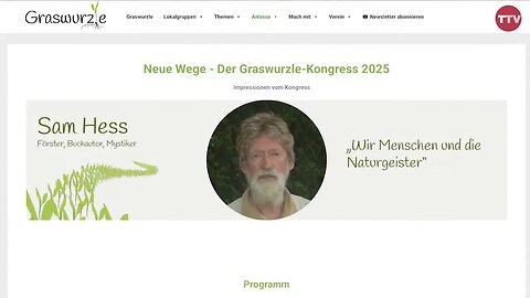 Sam Hess： Wir Menschen und die Naturgeister ｜ Vortrag am Graswurzle Neue Wege Kongress ｜ Mythenforum