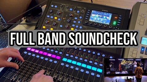 Full Band Soundcheck - FOH & Monitors - In Under Ten Minutes