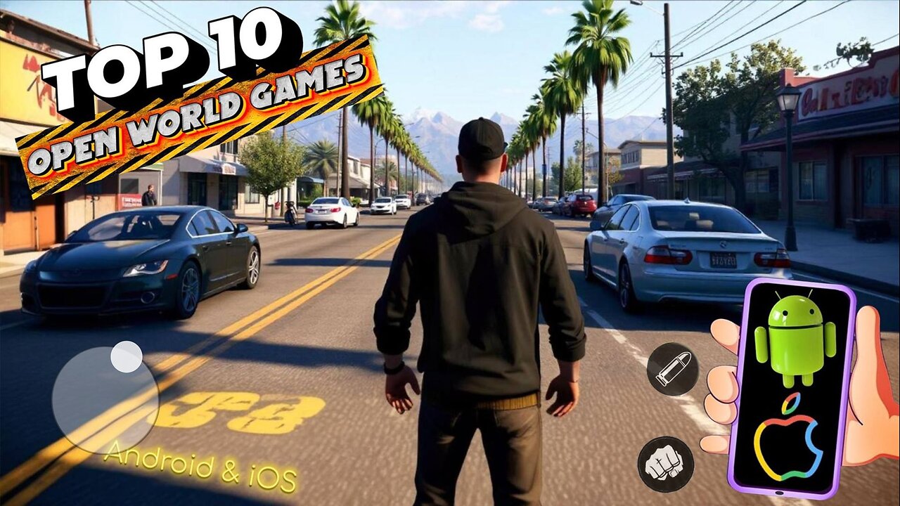 LOS MEJORES 10 Juegos de MUNDO ABIERTO para Android o iOS en 2025