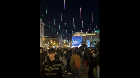 Fun time Placa Catalunya Xmas time #Barcelona Spain for solidarity #viral #spain #trend