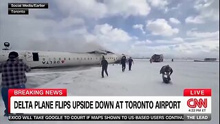 CNN Obtains Air Traffic Control Transmission Speaking About the Delta Flight that Crashed at Toronto Airport