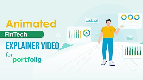 FinTech Explainer Video for Portfolio+ | Financial Animation by MotionGility |