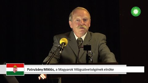 Patrubány Miklós előadása a VI. Nemzetközi Béke- és Egészségkonferencián