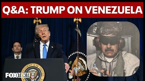 FULL: Trump takes questions on Maduro capture, what's next