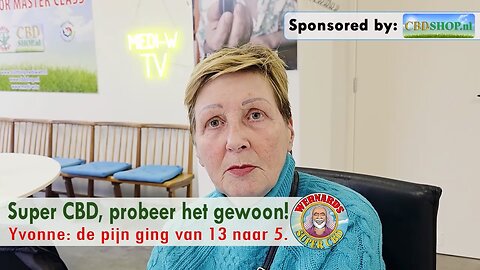 Yvonne: “Van pijnniveau dertien naar vijf in een half uur”