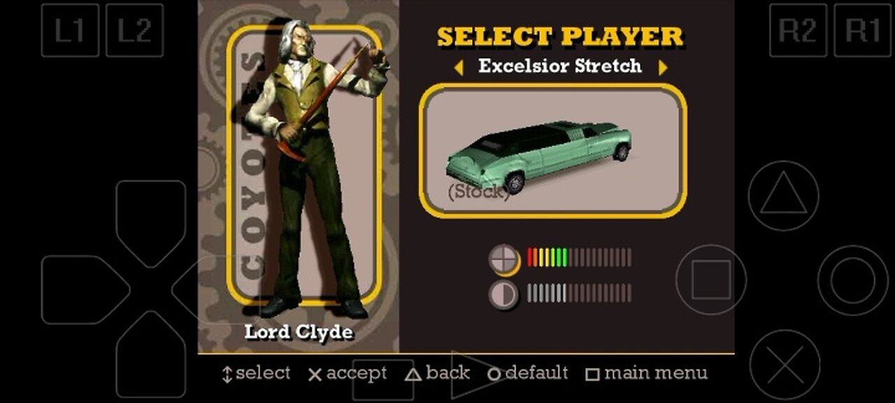 New character Lord Clyde "Excelsior Strecth"