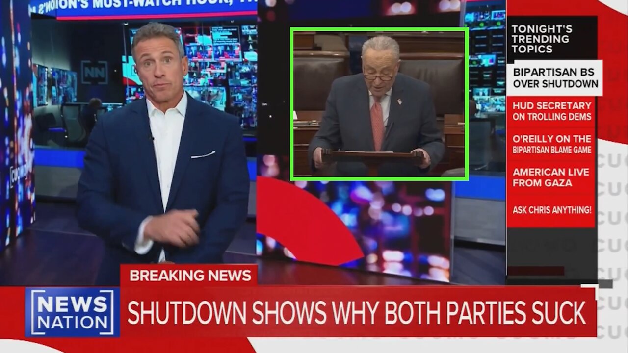 Chris Cuomo CALLS OUT Jeffries Over CR Bill