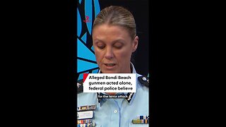 Alleged Bondi Beach gunmen acted alone, federal police believe