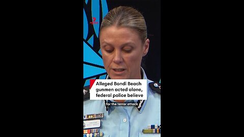 Alleged Bondi Beach gunmen acted alone, federal police believe