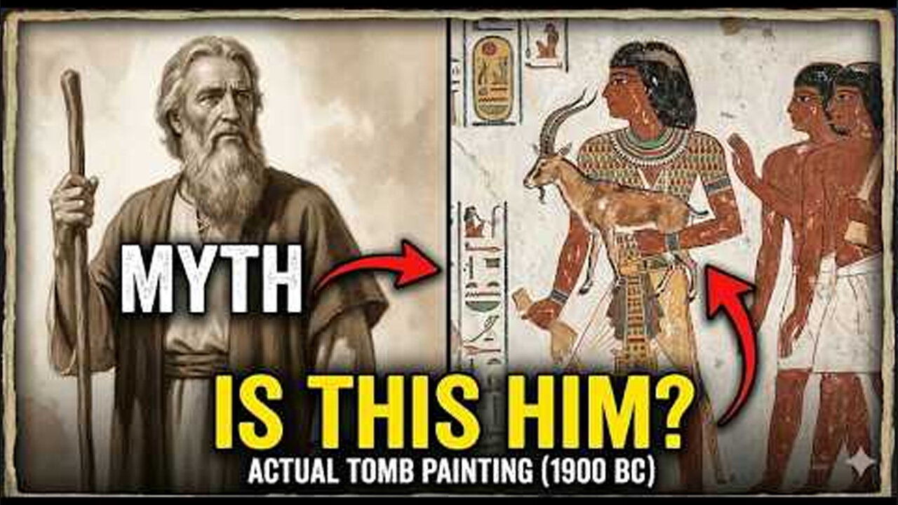 Is this Abraham in an ancient Egyptian tomb?