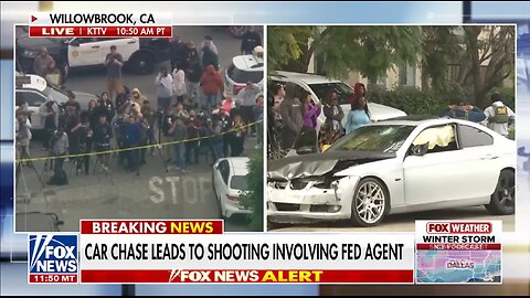 CAR CHASE LEADS TO SHOOTING INVOLVING FED AGENT