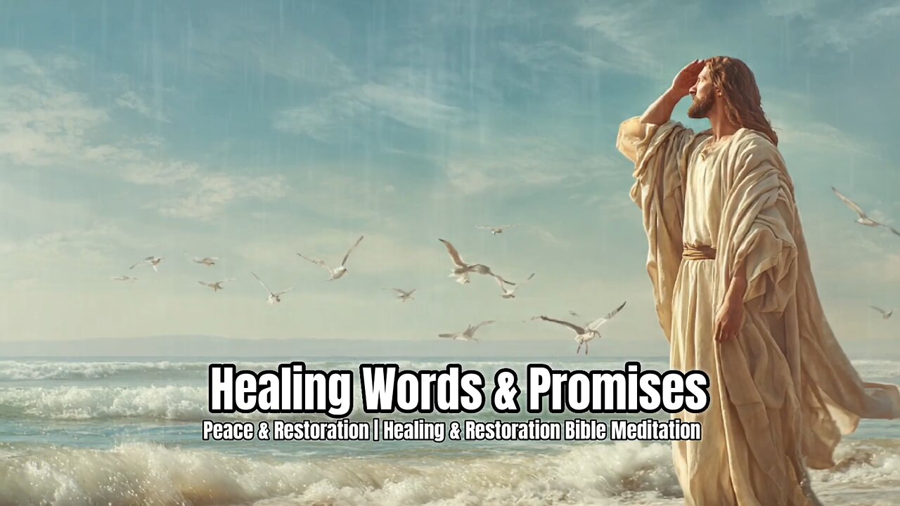 Healing Words & Promises | Healing & Restoration Bible Meditation | Scripture for Peace & Rest