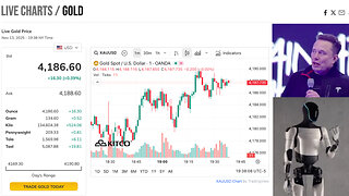 Wealth Transfer | Are We Watching the Greatest Wealth Transfer of Our Lifetime? Gold Hits $4,184.30 + "Optimus...It's Going to Be the Biggest Product of All-Time By Far..Tens of Billions of Optimus Robots." - Elon Musk (11/6/2025)